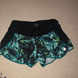 athleta pattern athletic shorts